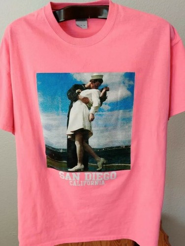 Sailor Kissing Woman On San Diego 