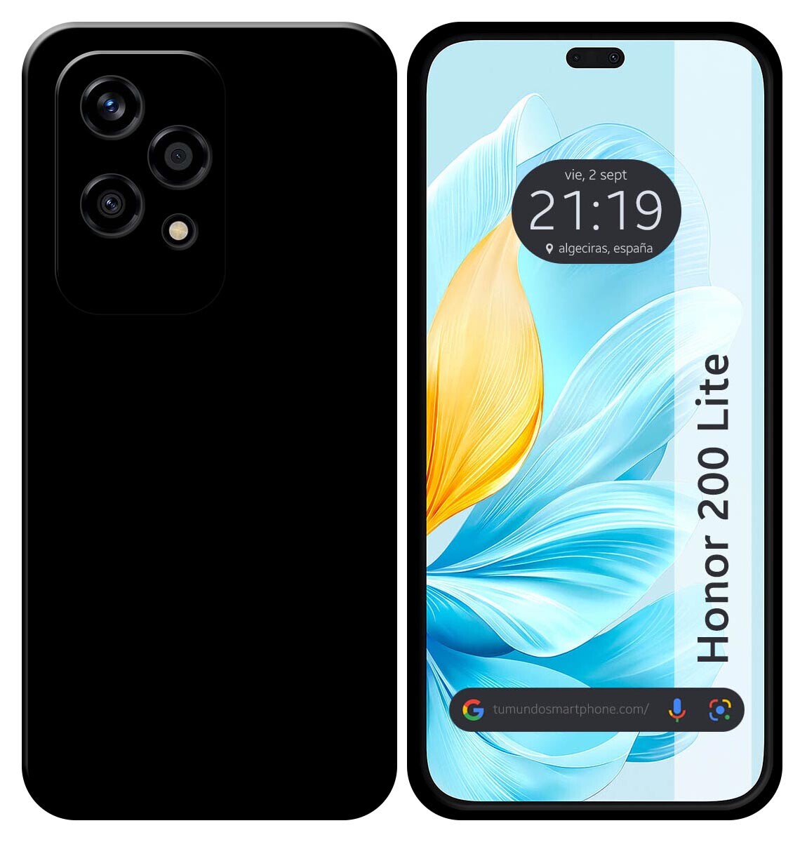 Cover Silicone TPU Gel Nera per Huawei Honor 200 Lite 5G