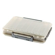 Fishing Tackle Accessory Tool Box Double Sided 6" x 8" x 2"