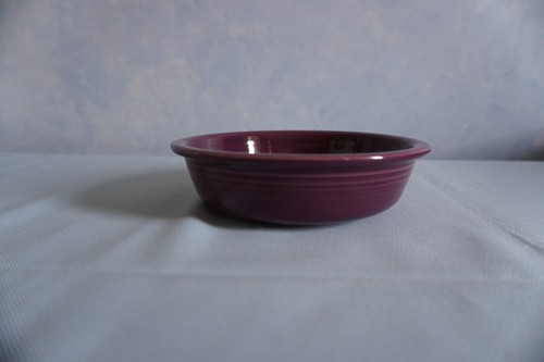 Homer Laughlin Fiesta Ware Mulberry Plum soup bowl & salad plate Fiestaware - Picture 7 of 15