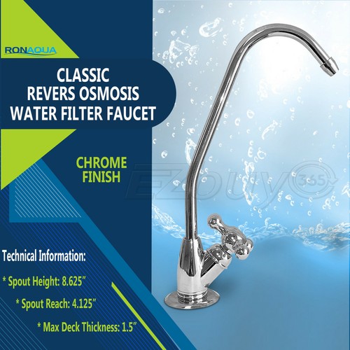 Rubinetto Bevitore Classico Cucina Acqua Fredda Distributore Cromo Lucidato - Foto 1 di 8