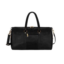 Black Duffle Unisex Bag -Carry on Weekender Luggage Overnight Cabin Gym bag