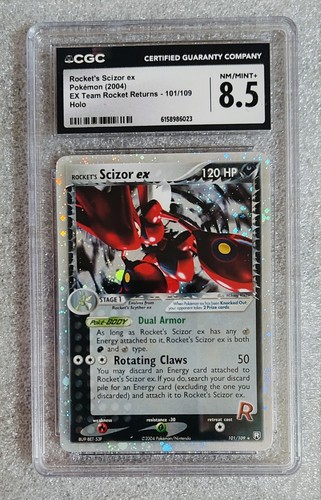 Rocket's Scizor ex graded CGC 8.5 for sale on eBay