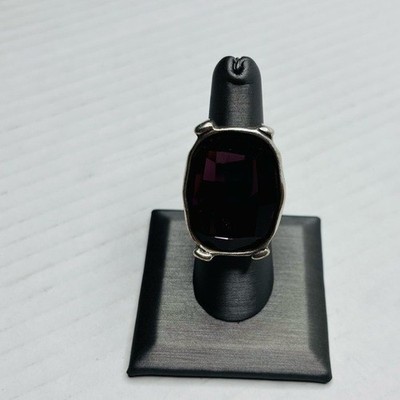 UNO DE 50 Agarrate Large Fuchsia Elements Crystal Ring Size 7