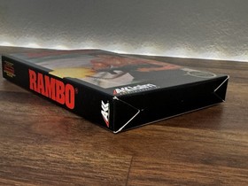 Rambo Complete in Box CIB (Nintendo, NES 1988) Great Shape w/Poster & Inserts!🔥