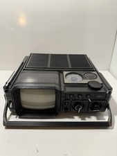 1980 Vintage Sears CRT Go Anywhere Solid State 564 TV Radio UHF VHF FM Powers On