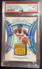 2024-25 Flawless Carmelo Anthony Championship Tags Patch #CHT-CAN PSA 9 07/10