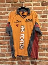 Vintage 1998-99 AS Roma Diadora Training Jersey Shirt L