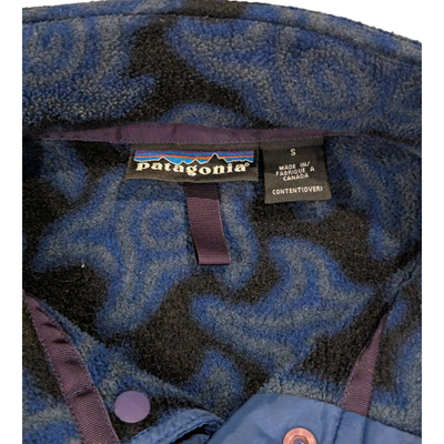 Vtg 90s Patagonia Zen Turtle Snap-T Synchilla Pulllover Fleece