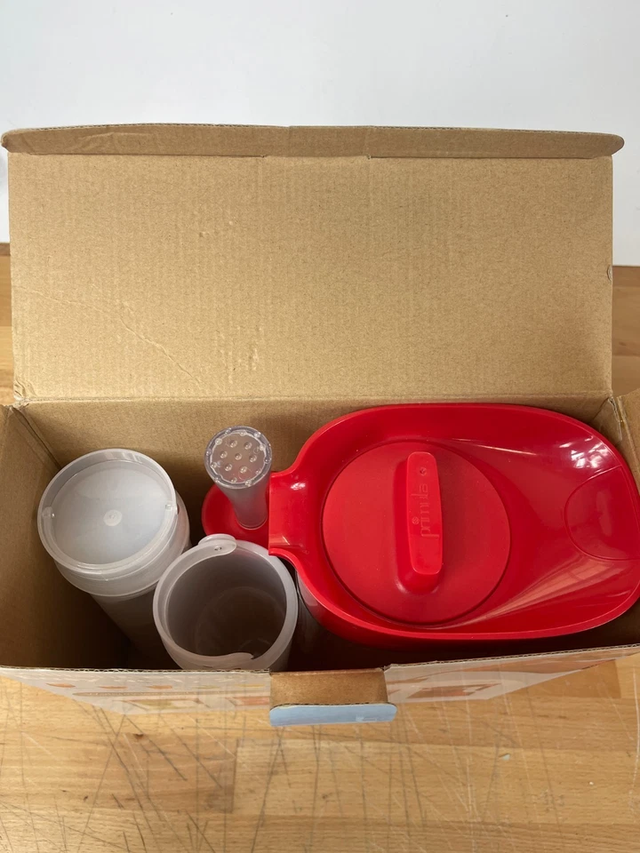 Primula Flavor Now Instant Infusion Pitcher 2.7QT Red BPA Free MyBev System - Image 3 of 4