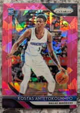 Kostas Antetokounmpo 2018-19 Panini Prizm - Pink Ice Prizm #22 (RC)
