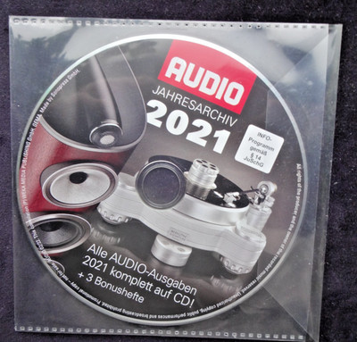 Audio Jahresarchiv 2021, Alle Ausgaben des Jahres 2021 auf CD,+ 3 BONUSHEFTE,NEU
