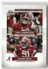 2023 Bowman University Alabama Crimson Tide Jaheim Oatis / Jamil Burroughs #89