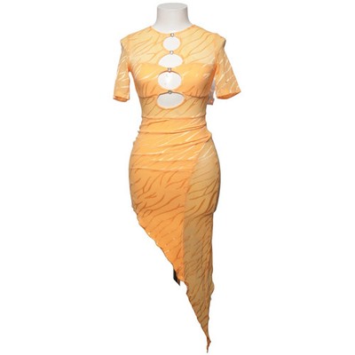 Ei8th Hour, Kleid, Größe: 32, Orange, Elasthan/Polyester, Sonstiges, Mesh #F99