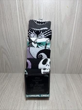 Nightmare Before Christmas 6 Pairs Crew Socks Sz 8-12 Bioworld 