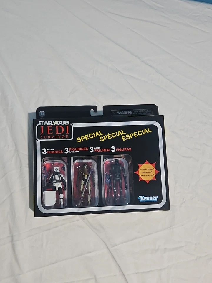 Paquete de 3 figuras de acción Star Wars Vintage Collection Jedi Survivor, 3,75" N/Como nuevas Foto 2 de 3