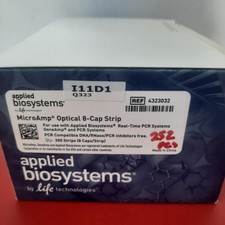 APPLIED BIOSYSTEMS MicroAmp Optical 8-Cap Strip, Ref. 4323032, Open Box