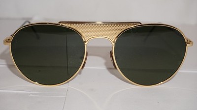 L.G.R Sunglasses KERIO Aviator Gold G15 Green 54 20 145