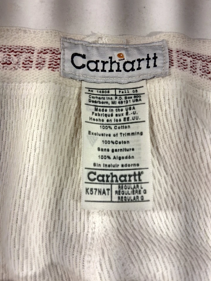 Pantalones Carhartt Para Hombres M Capa Base Térmica Algodón Ropa Interior Térmica Ropa de Trabajo EE. UU.  Foto 3 de 4