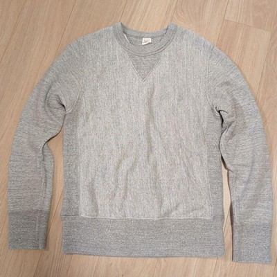 UES graues Sweatshirt 100% Baumwolle hergestellt in Japan Größe L einfaches l...