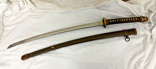 WW2 Japanese Showa Gunto Ozawa Kanehisa Military Sword Katana Signed Japan