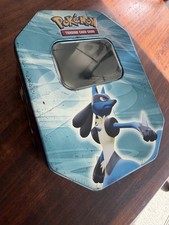 TIN ONLY Empty Pokemon Diamond & Pearl Lucari...