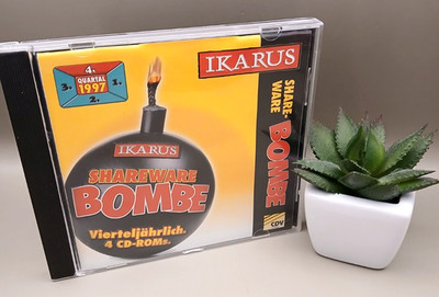 Ikarus Shareware Bombe - Retro PC Spiel / 90´s CDV Shareware Games  