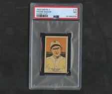 1923 W515-1 No 15 Frank Home Run Baker HOF PSA 7