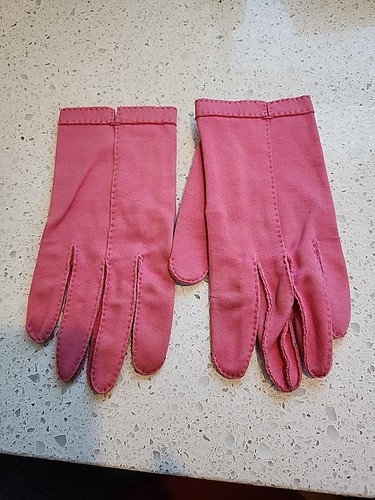 Lot de 9 paires de gants femme vintage rose noir aqua blanc lavande occasion - Photo 14/24