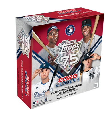 Topps 2026 Series 1 ＭLB 野球カード　未開封　合計1BOX 2026 TOPPS SERIES 1 BASEBALL MEGA BOX (196 cards) MLB Brand New