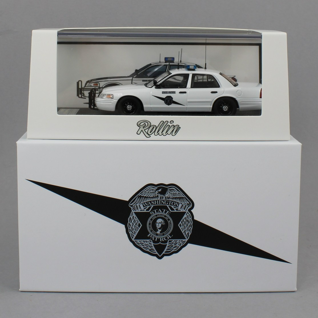 1:64 *ROLLIN DIECAST* Washington *STATE PATROL* FORD CROWN VICTORIA *NIB*
