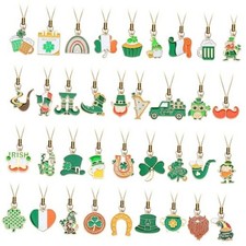36Pcs St Patrick's Day Mini Ornaments for Small Tree St Patricks Day
