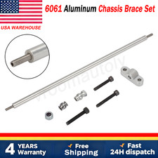 NEW For ASSOCIATED RC10 4WD TEAM CAR Chassis Brace Tubes Silver Stiffeners AH9