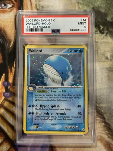 Wailord graded PSA 9 for sale on eBay