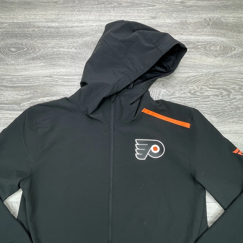 Chaqueta Philadelphia Flyers Para Hombres Pequeña NHL Hockey Auténtica Profesional Fanáticos En Pista Foto 2 de 4
