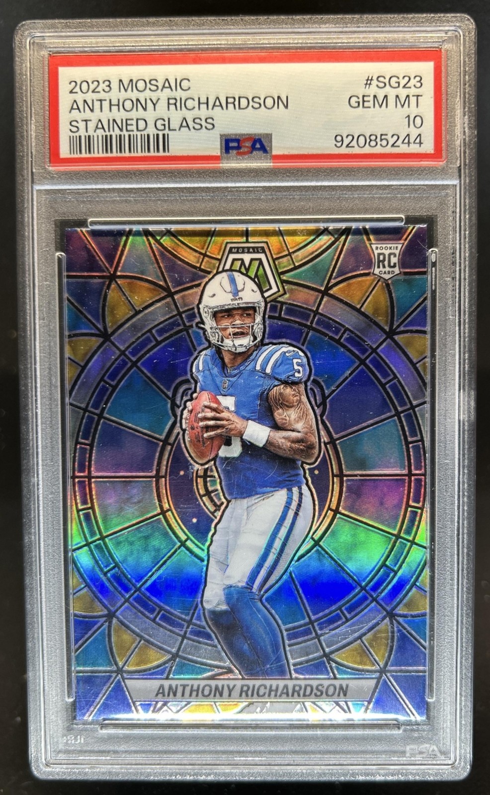 Anthony Richardson Panini Mosaic Stained Glass #SG23 Base
