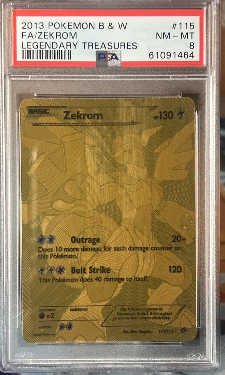 Zekrom (115 Full Art Secret Rare) 115/113 Legendary Treasures Holo