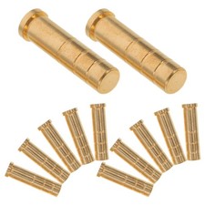 Tornillo de inserción conector latón tiro con arco asiento conexión flecha 12 piezas