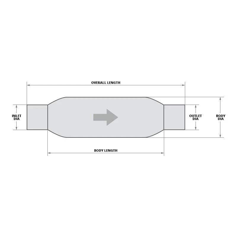 For Chevy Camaro 81 Exhaust Muffler AP Exhaust Enforcer Series Aluminized Steel Foto 4 de 4