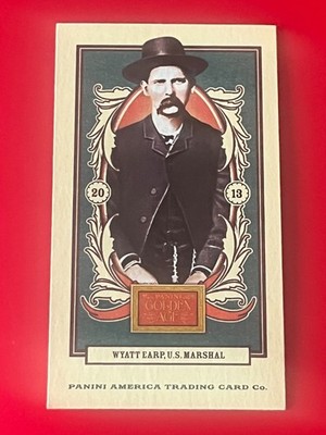2013 Panini Golden Age Mini - Wyatt Earp #4 U.S. Marshal