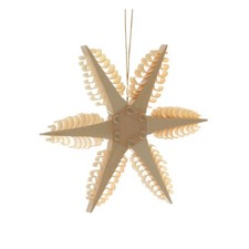 Tree Trunk Spanstern with Points Sides  4 1/2in New Christmas Tree Ornaments