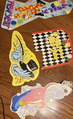 Set of 4 New Years. Die Cuts Happy New Year Party Decorations OTC Inc. Vintage
