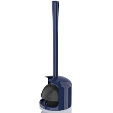 Toilet Plunger with Holder, Plunger with Holder for 5.3-inch Toilet Drain, Blue