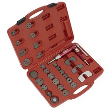 Image of Sealey Vs0286 Air Operated Brake Piston Wind-Back Tool Kit 29Pc