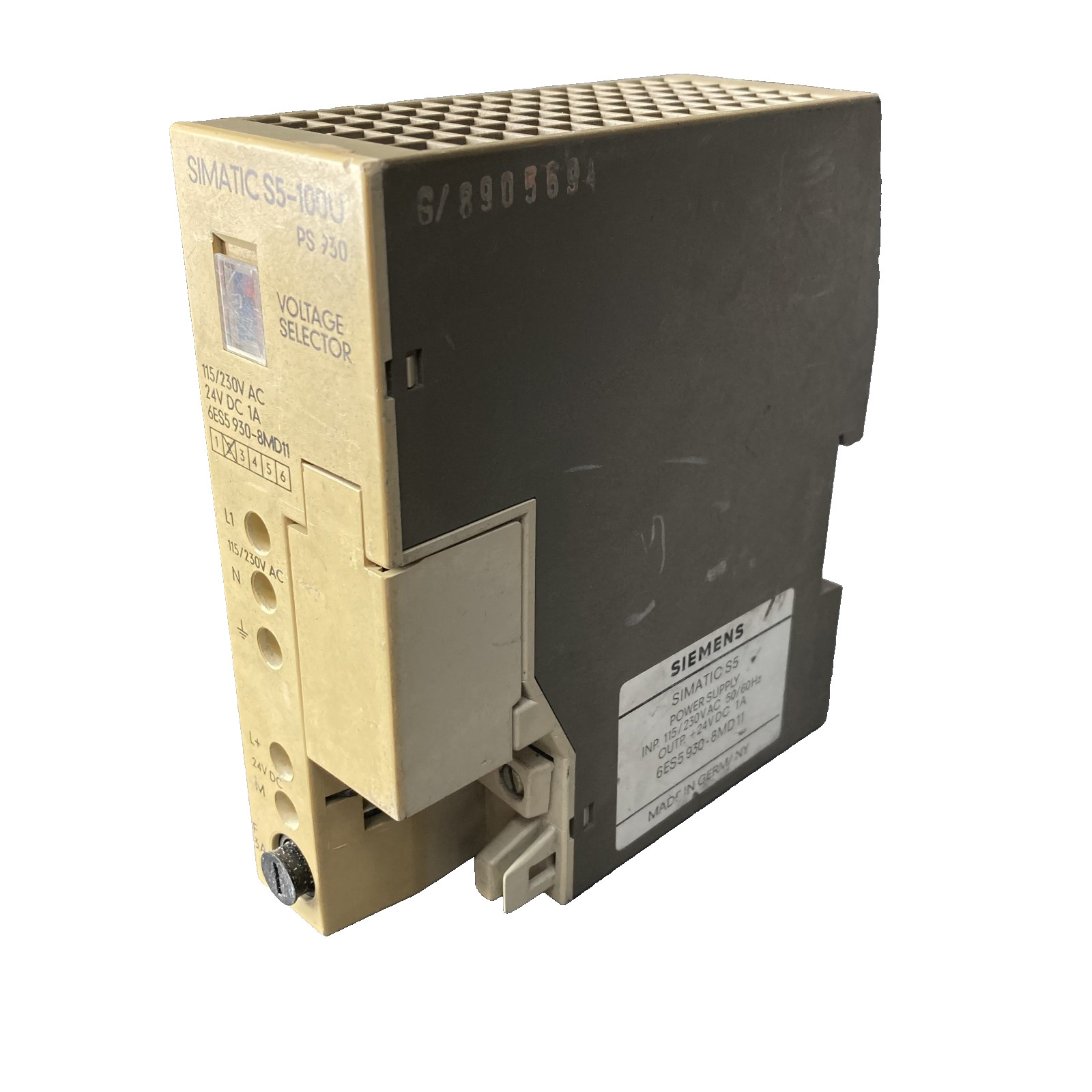 Siemens Simatic S5-100U 6Es5 930-8Md11 Power Supply