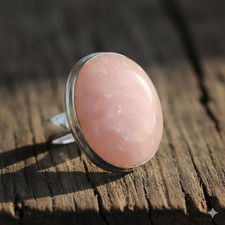 Orange Aventurine Gemstone Handmade Jewelry Ring Size 7