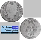 Antique 1911 D⌛US Denver Mint Silver Barber Dime🪙Antique🪙