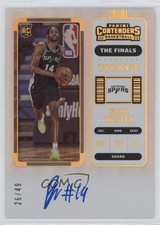 2022-23 Panini Contenders Rookie The Finals Ticket 26/49 Blake Wesley Auto 0x5w