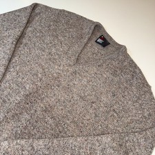 Robert Bruce Sweater Mens Large Wool Blend V Neck Knit Pullover Casual Vintage