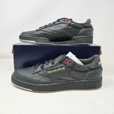 Reebok Club C 85 Vintage Black Comfy Casual Shoes / 100201173 / Men's Size 10